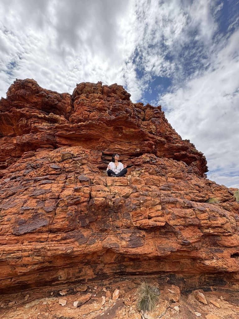 Pilgrimage at a sacred site
